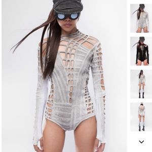 NWT DEMOBAZA lightworker bodysuit!!